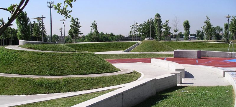 Play area at Parco Franco Verga, Milan